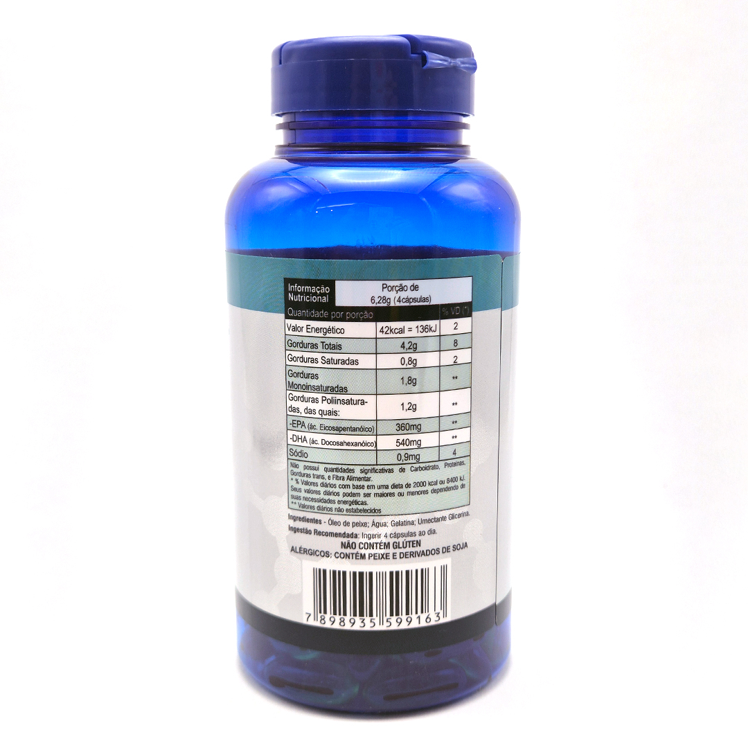 OMEGA 3 (OLEO DE PEIXE) 120 CPS - 1000MG