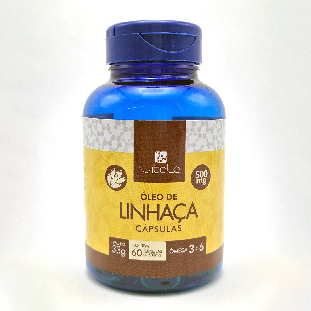 KIT 2X OLEO DE LINHACA 500MG - 60 CPS