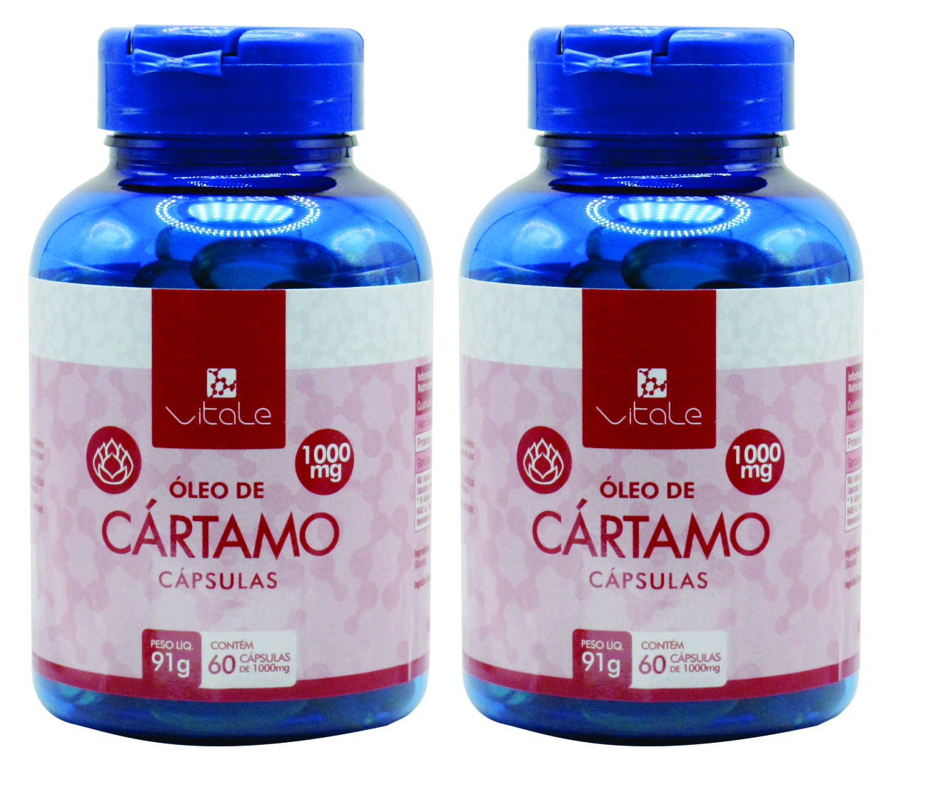 KIT 2x Óleo de Cartamos 60 cápsulas de 10...