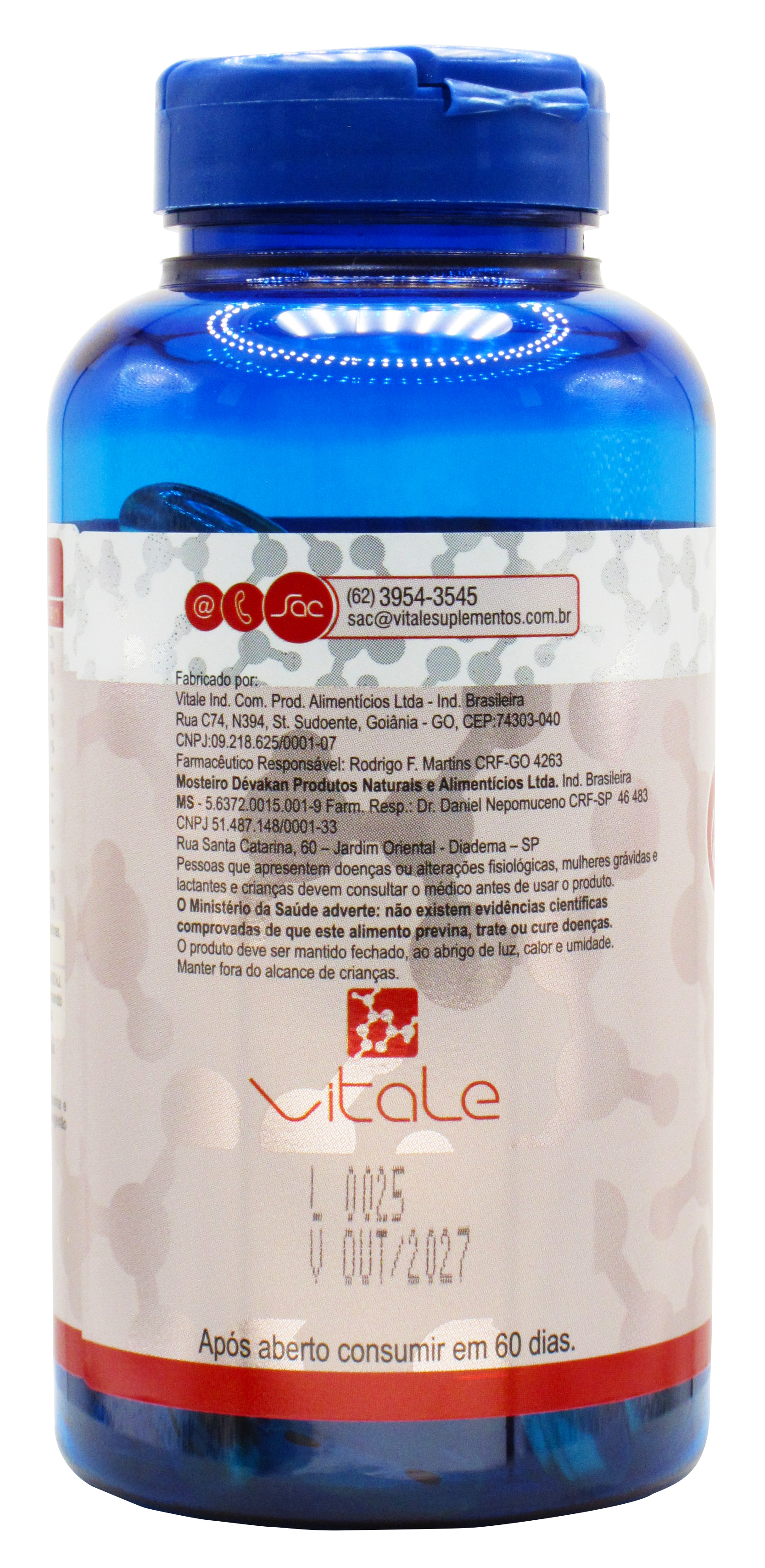 Óleo de Cartamos 120 cápsulas de 1000mg V...