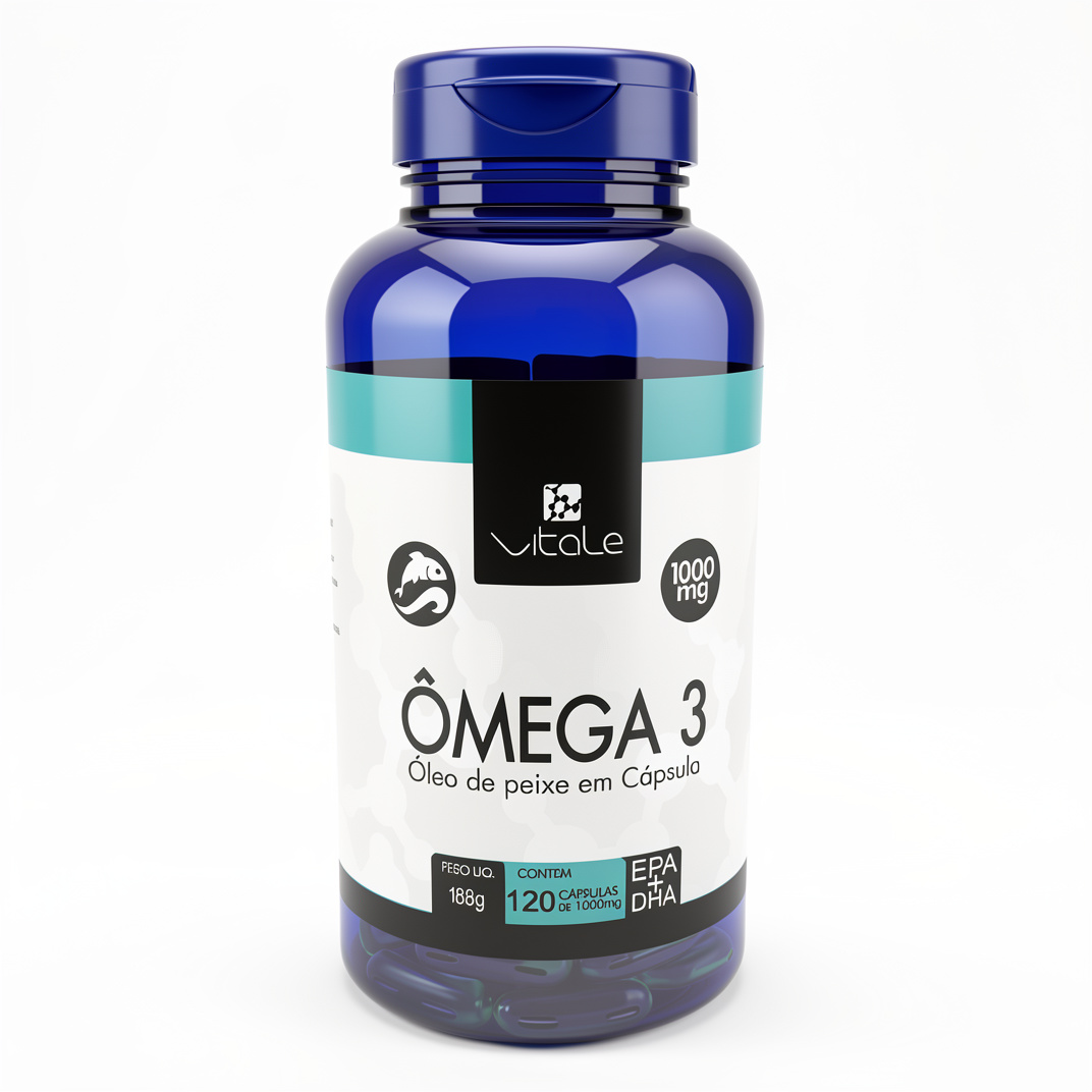 OMEGA 3 (OLEO DE PEIXE) 120 CPS - 1000MG