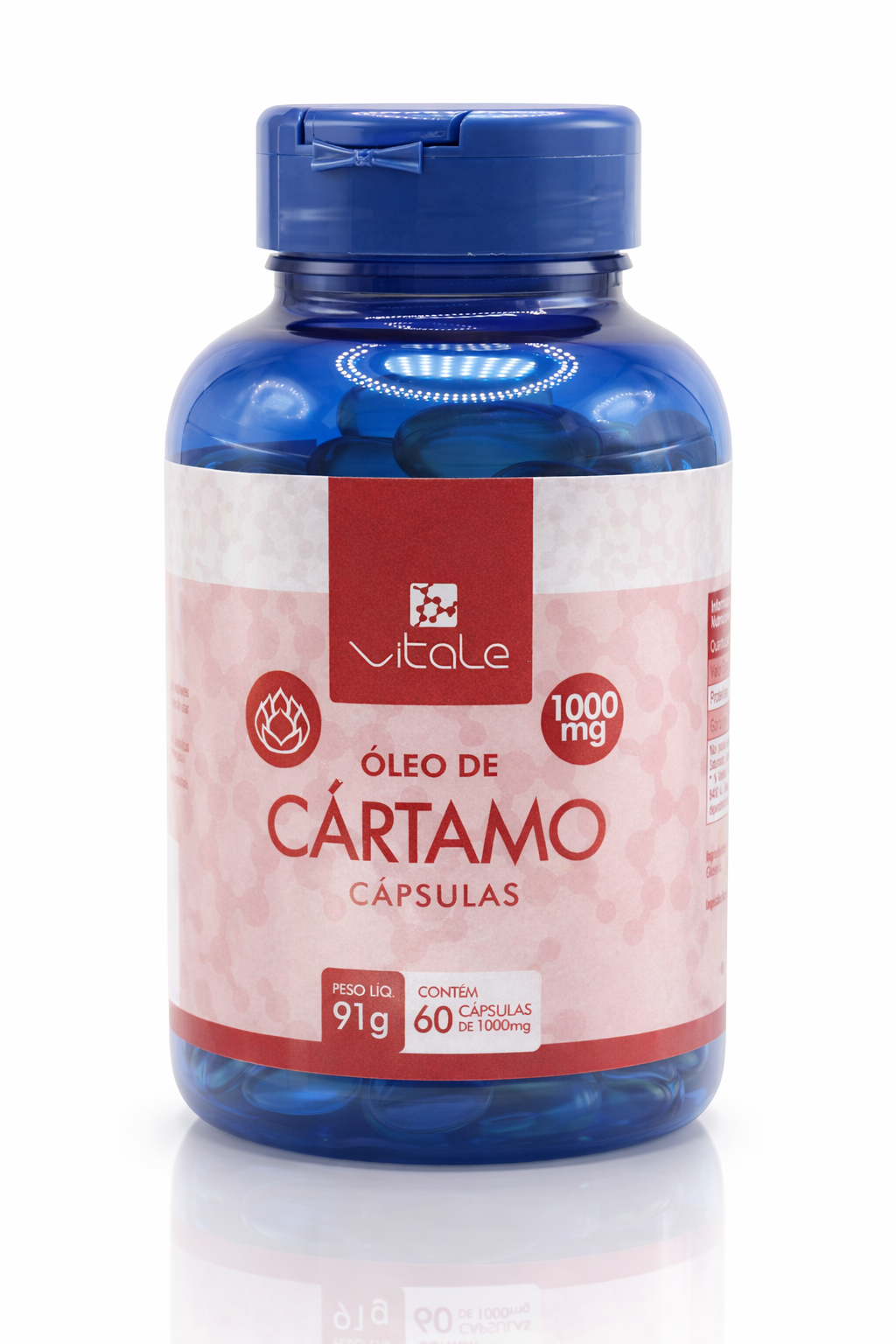 Óleo de Cartamos 60 cápsulas de 1000mg Vi...